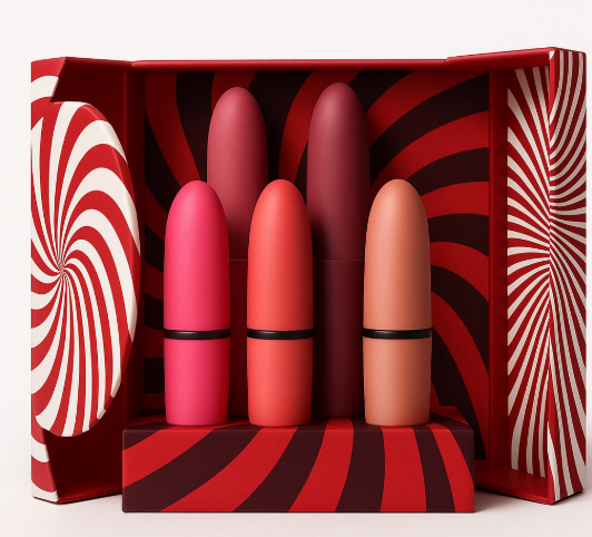 Mac Mistletoe Matte Powder Kiss Lipstick 5er Set