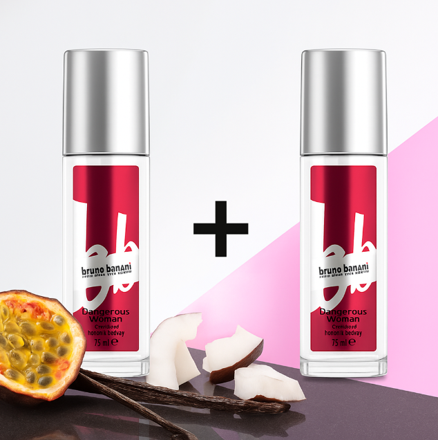 Bruno Banani Dangerous Woman Deodorant 75ml + 2 Gratis