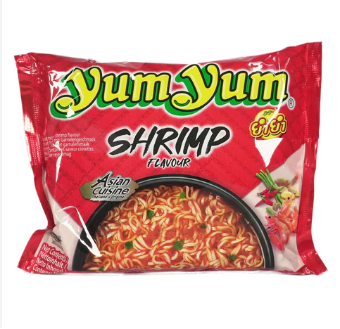 Yum Yum Noodles istantanei Gamberetti 60g