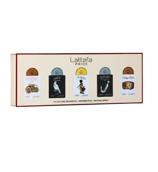 Lattafa Pride EDP 5x20ml - Vaporisateur Natural Spray