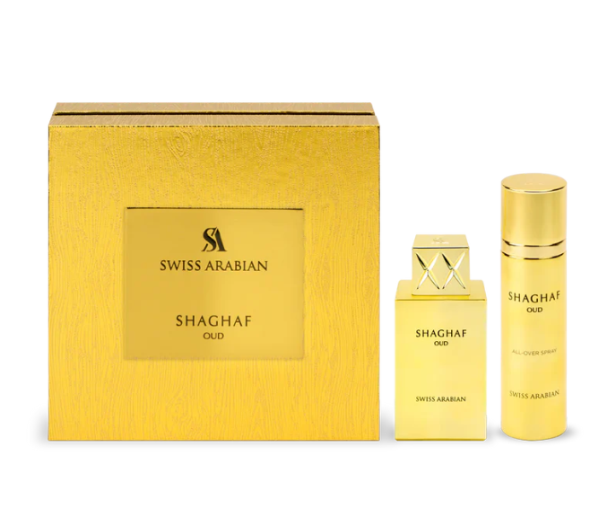 Swiss Arabian Shaghaf Oud Set 75ml Parfum+75ml All-Over Spray