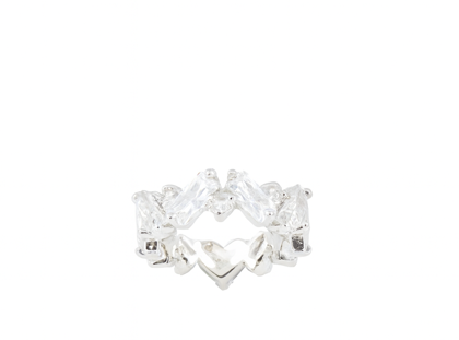 Kristall Set Ohrring Gold/Silber