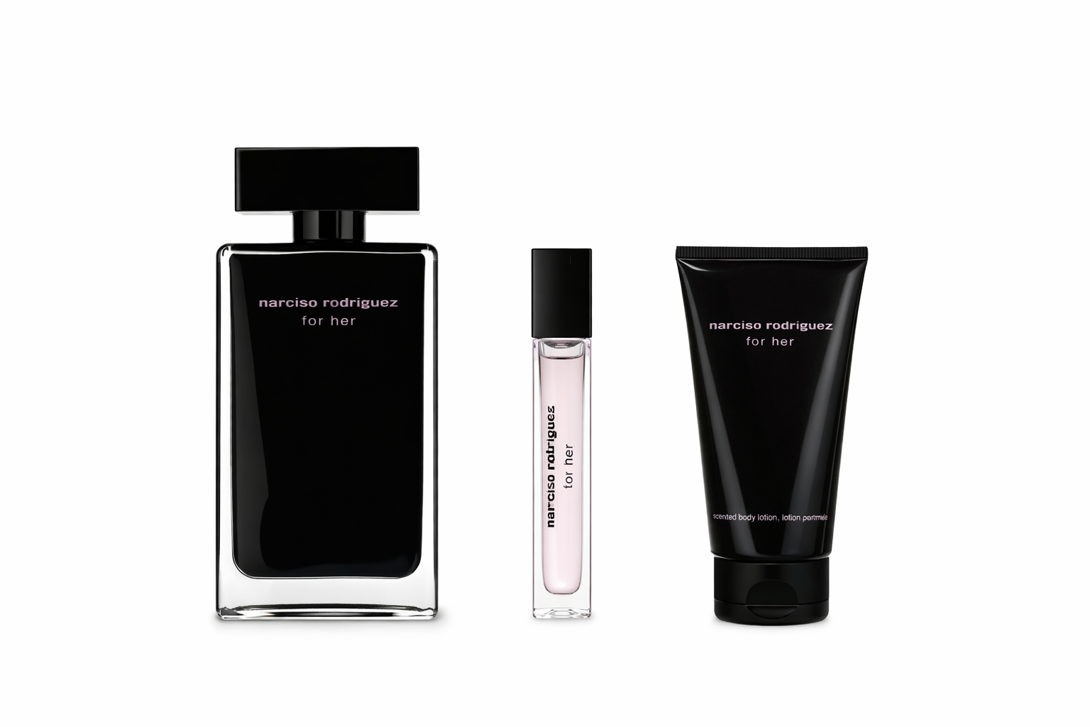 Narciso Rodriguez for Her EDT 100ml +10ml Spray+50ml Body Lotion