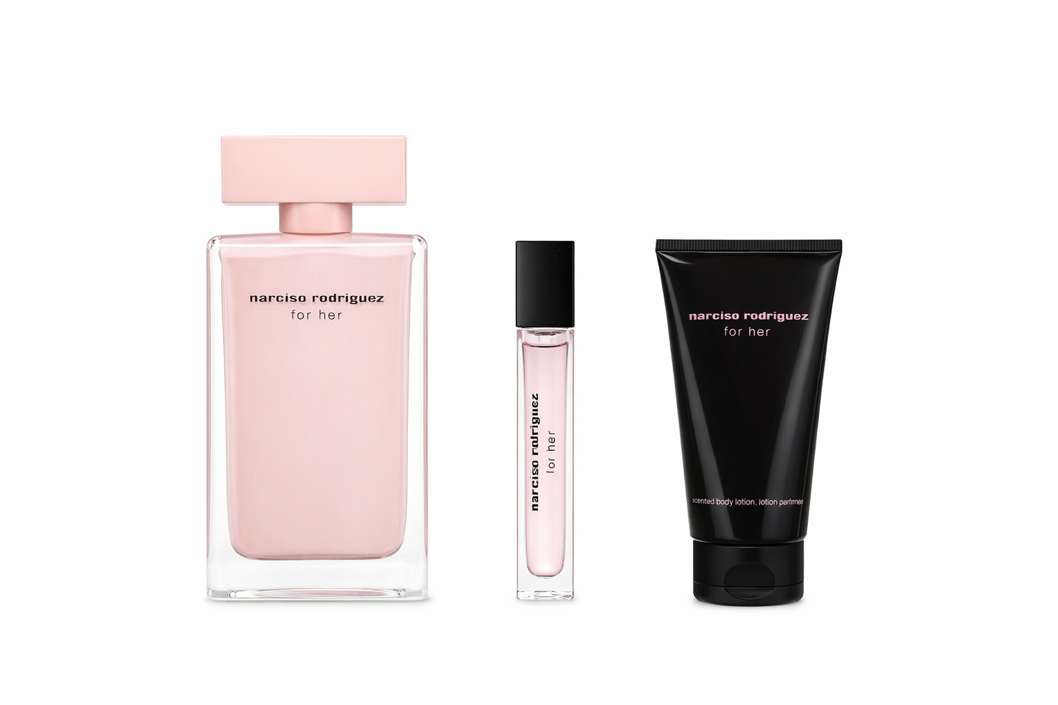 Narciso Rodriguez for Her EDP 100ml +10ml Spray+50ml Body Lotion
