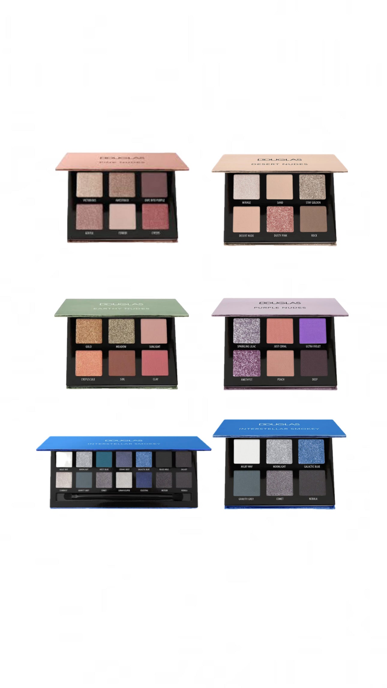 Douglas 6-piece eyeshadow set