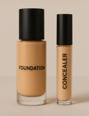 Cosmetic set foundation + concealer (value €89)