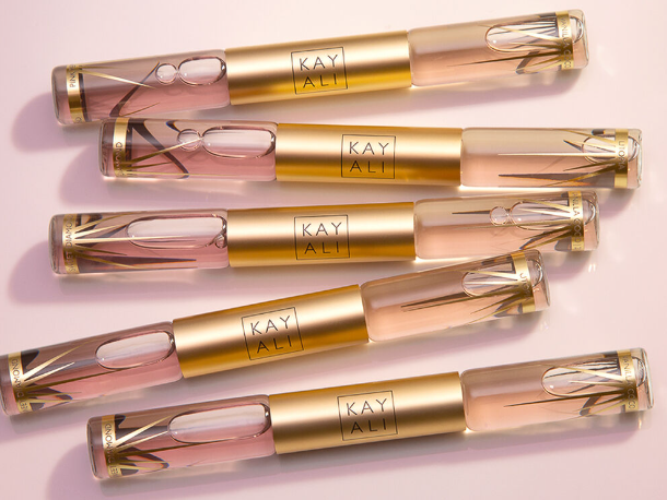 Kayali Sweet Diamond Pink Pepper I25 + Utopia Vanilla Coco I21 Rollerball + Producto Huda