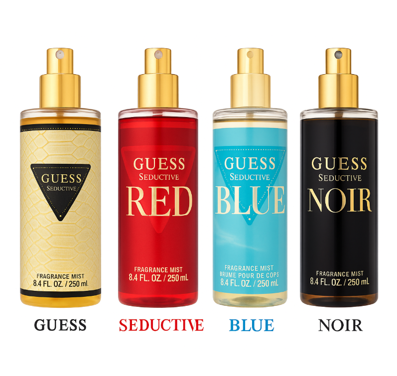 Guess confezione da 4 spray corpo seducente 250 ml