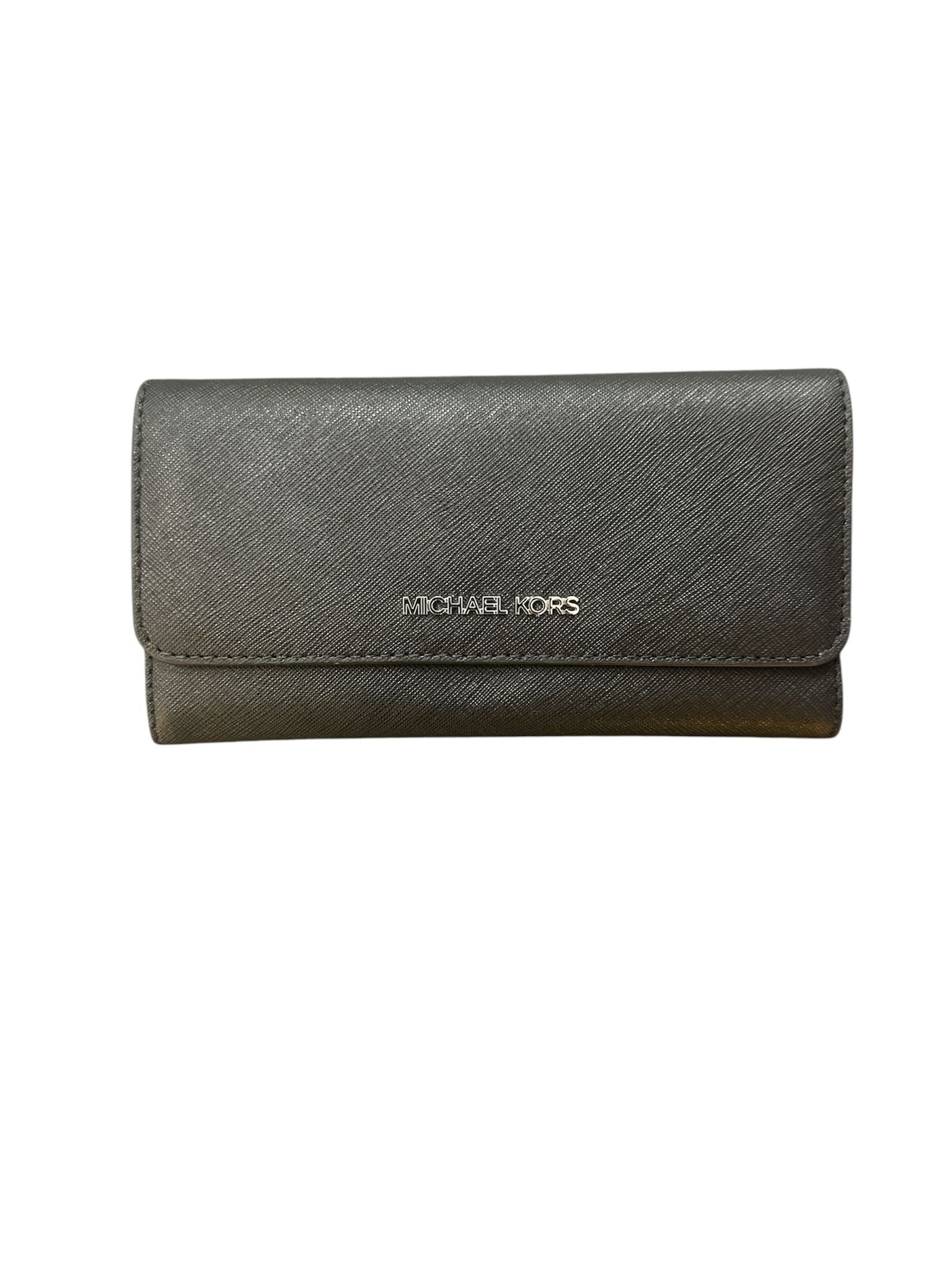 Michael Kors Portmonee Schwarz Silber