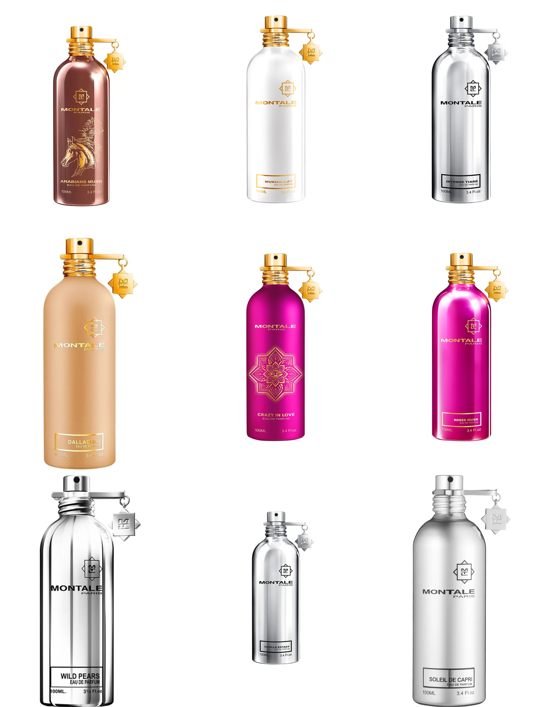 Parfum Montale Return 100ml – Aléatoire – Variétés variées