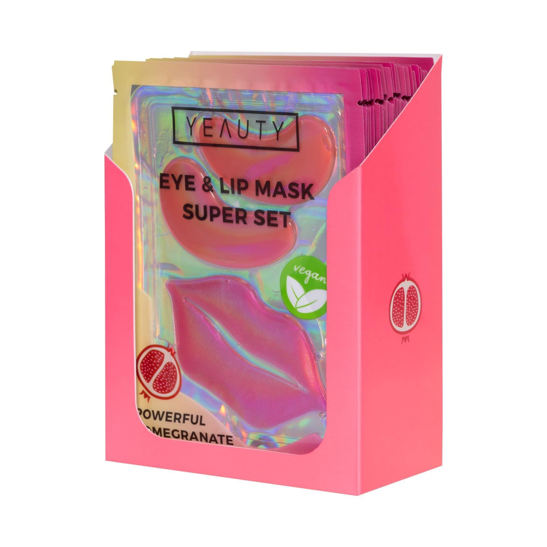 Yeauty Eye&Lip Mask Set 25stück Powerful Pomegranate