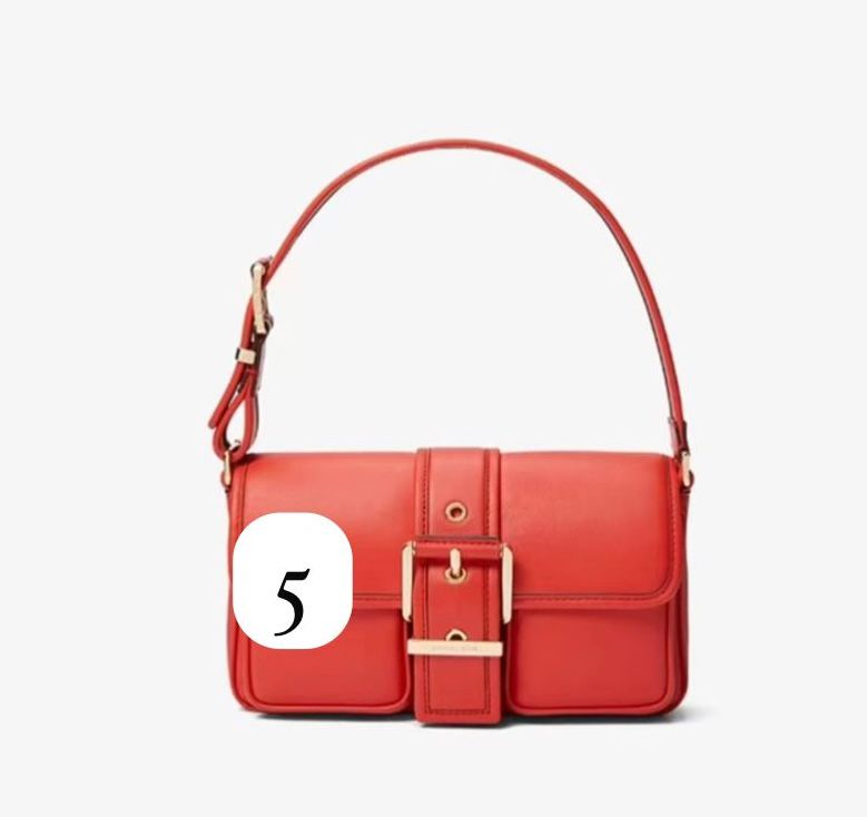 Michael Kors Colby Rot Leder