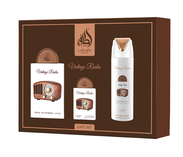 Lattafa Giftset Vintage Radio
