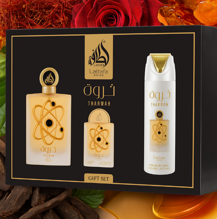 Lattafa Giftset Tharwah Gold