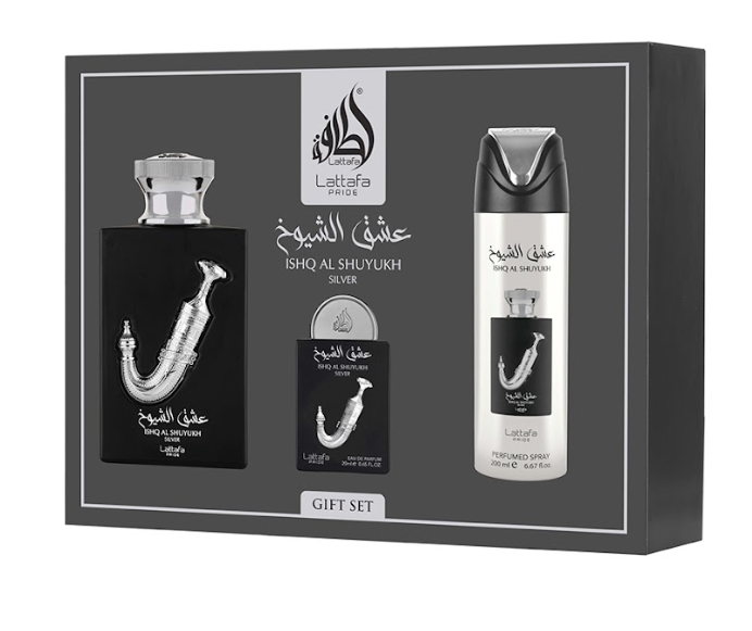 Lattafa Giftset Ishq Al Shuyukh Silver