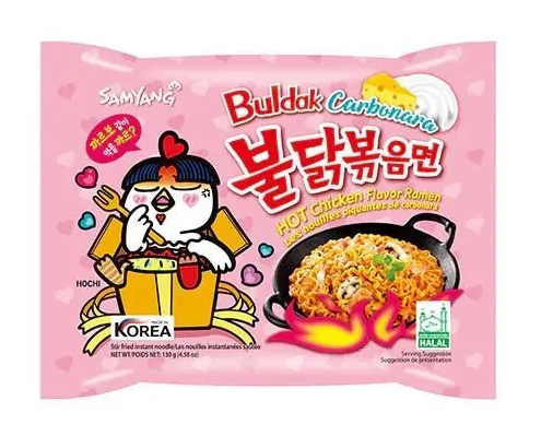 Samyang Buldak Instant Nudeln Hot Chicken Carbonara