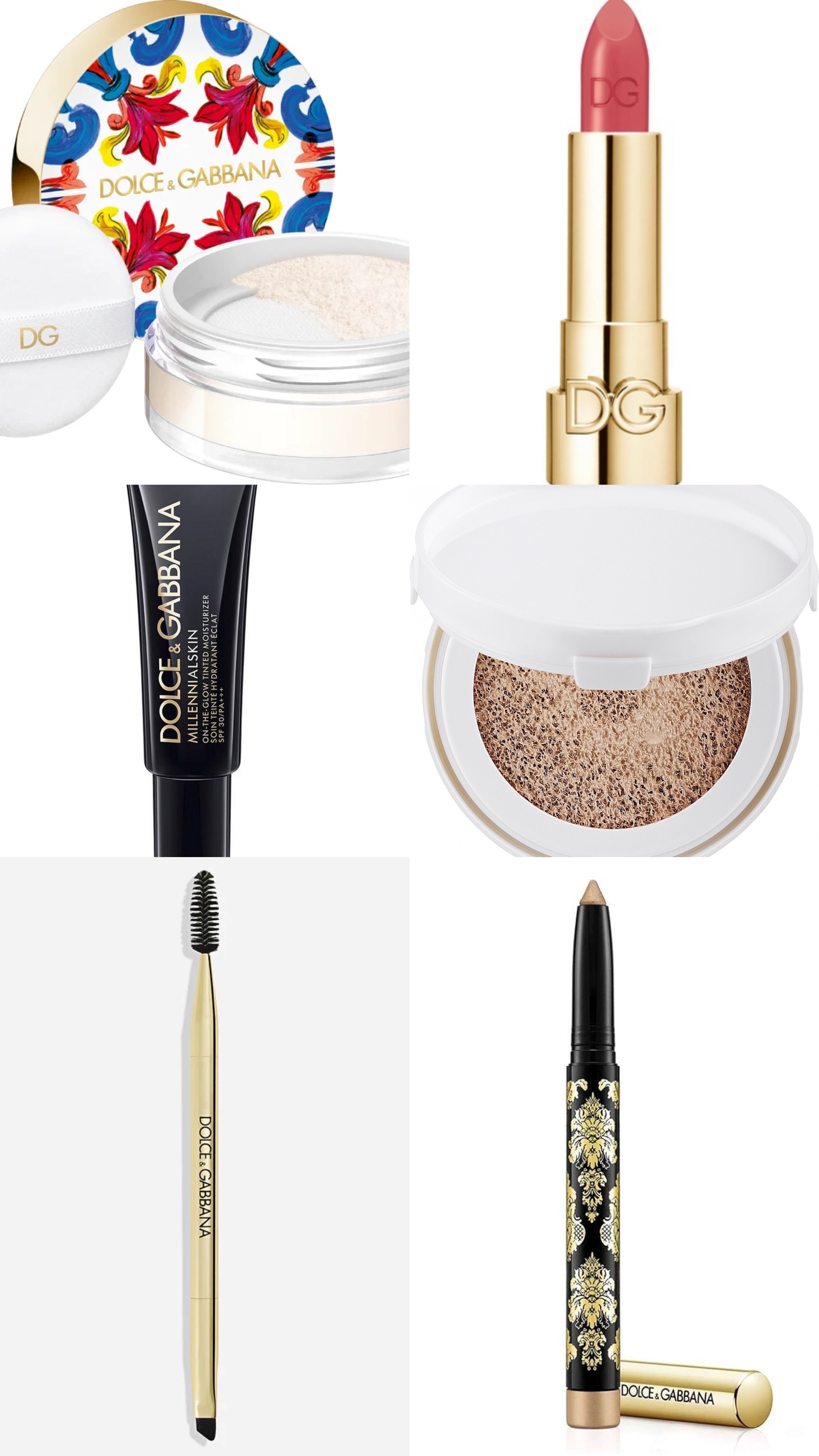 Dolce & Gabbana Beauty Überraschungsset – 3 Originalprodukte – Lippen, Teint & Beautyprodukt – Zufallsauswahl – Gesamtwert 155 €–200 € – inkl. Gratis Samttasche (für die ersten 1000 Bestellungen)