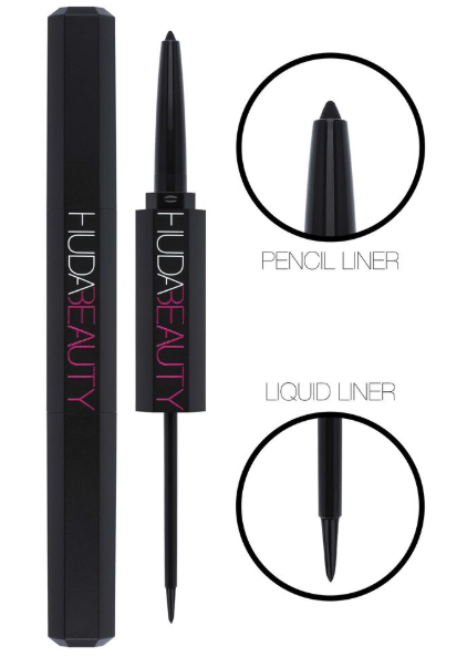 Huda Beauty Life Liner Double Ended Eyeliner Liquid & Pencil