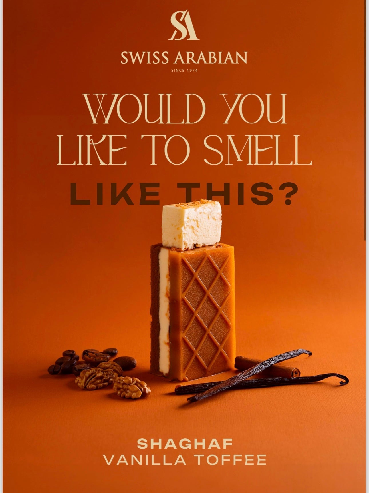 Shaghaf Vanille Toffee 75ml Testeur