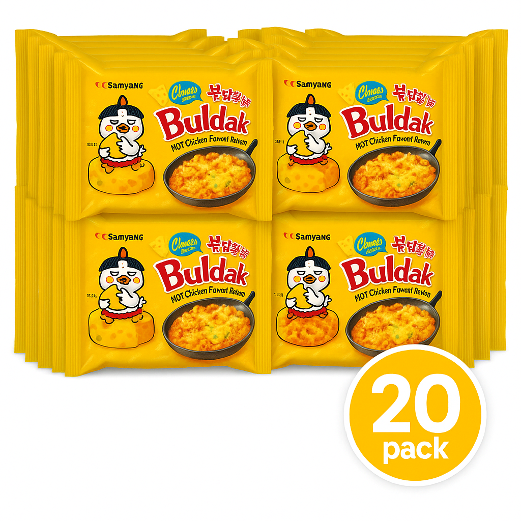 Samyang Buldak Instant Nudeln Cheese Hot Chicken Flavour Ramen
