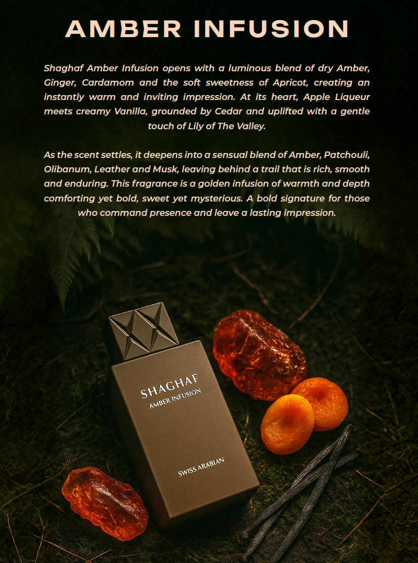 Swiss Arabian Shaghaf Amber Infusion 75ml