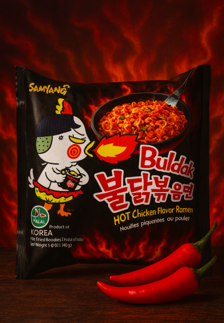 Samyang Buldak Instant Nudeln Hot Chicken Flavour Ramen (Schwarz)
