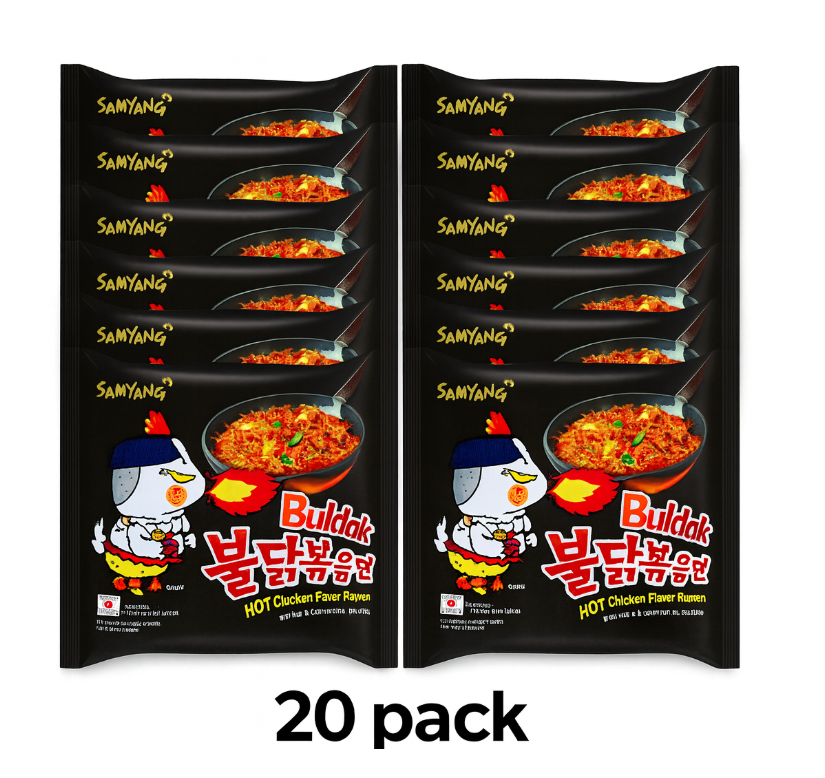Samyang Buldak Instant Nudeln Hot Chicken Flavour Ramen (Schwarz)