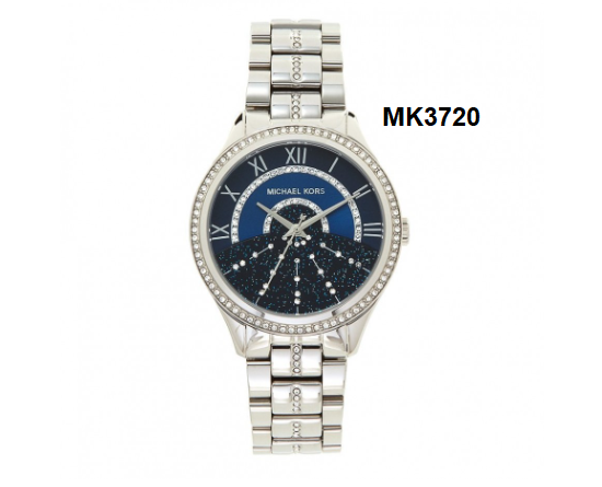 Mk Uhr Blau Silber