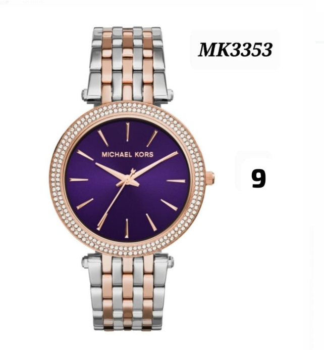 MK Uhr rosegold silber