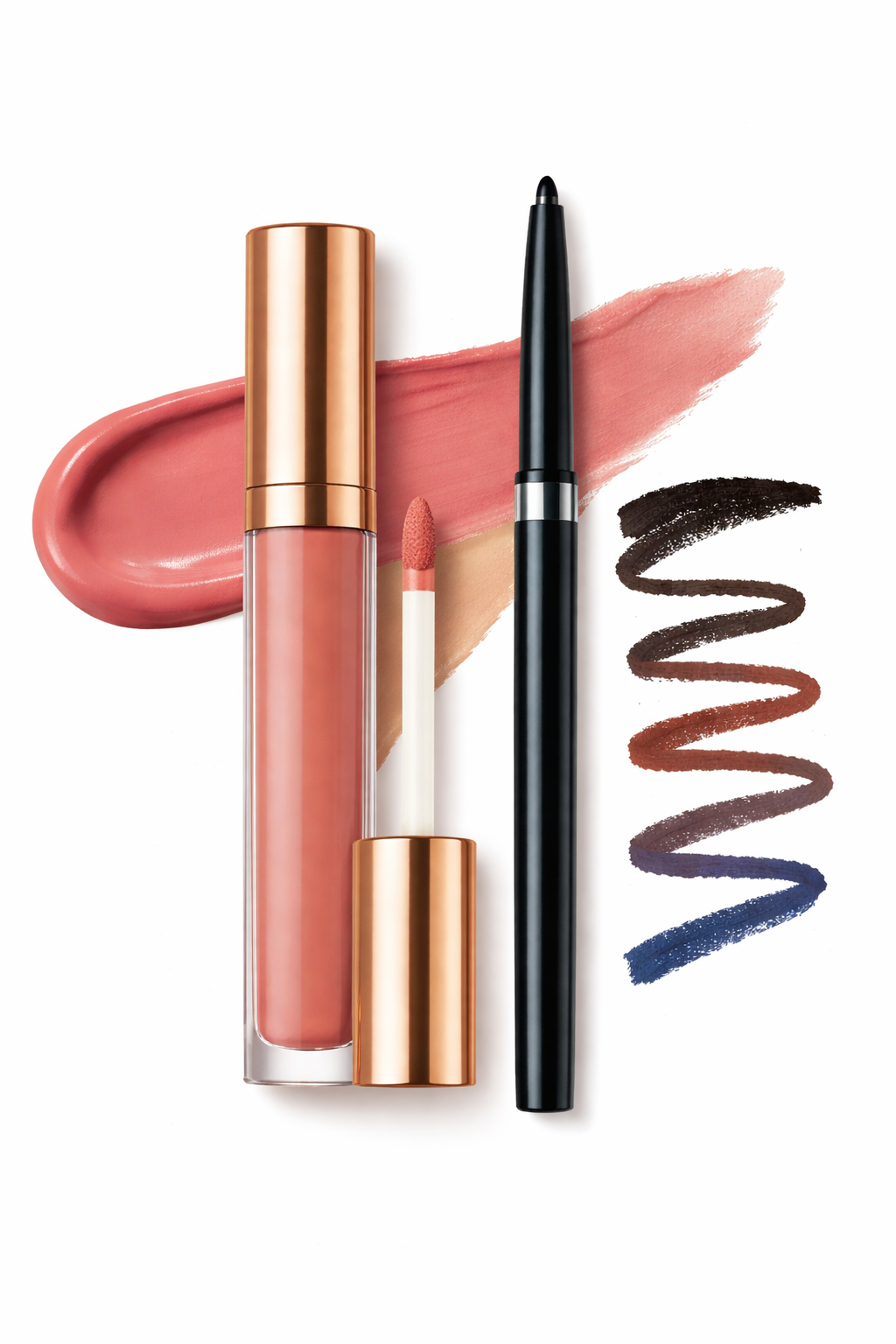 Liquid Lipstick Duo Nude + Eyeliner – Überraschungsauswahl