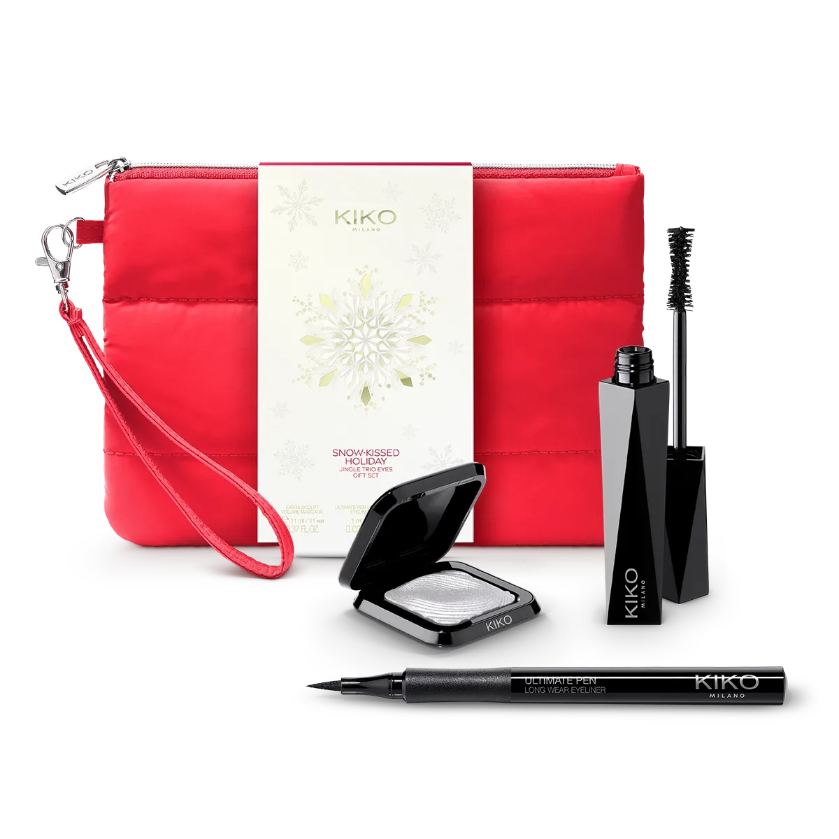 snow-kissed holiday jingle trio eyes gift set + 1 duo lipstick gratis