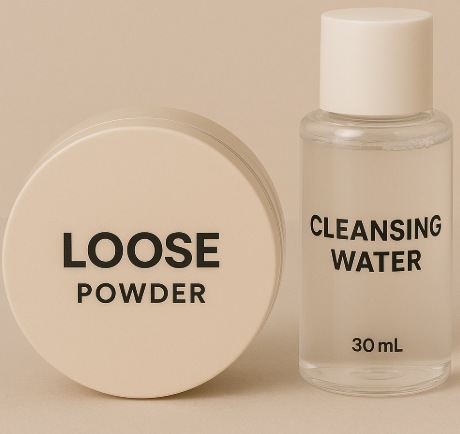 Kosmetik Set Loose Puder+Abschminkwasser (Warenwert 75€)