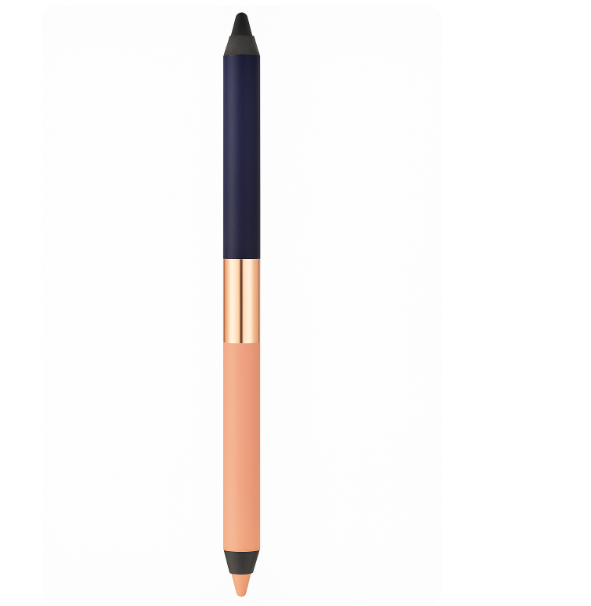 Sleep Cheat Liner Duo-Navy Blue, Nude