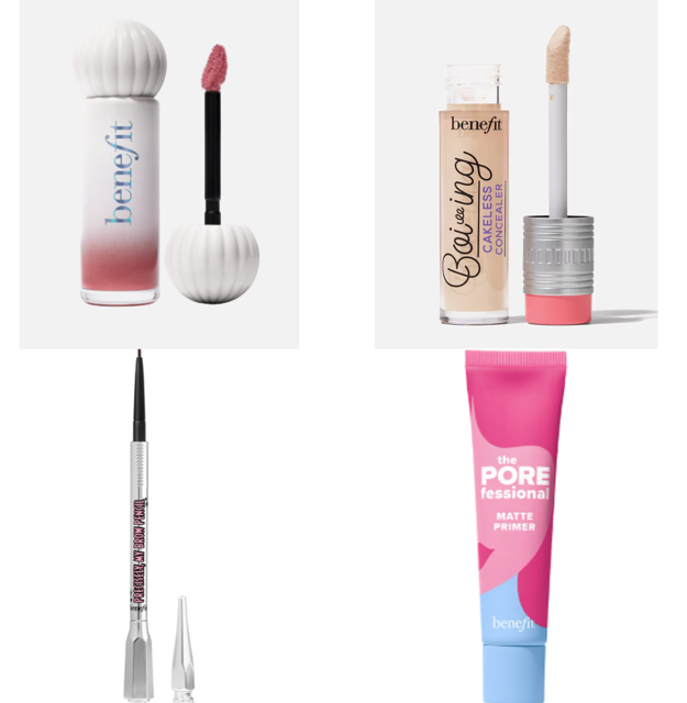 Benefit Überraschungspaket – 2 unterschiedliche Produkte – Zufalls-Auswahl – Gesamtwert 50–70€